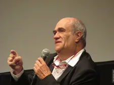 Brooklyn author Colm Tóibín makes a point